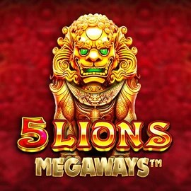 5 Lions Megaways logo by Pragmatic Play at Maneki Casino