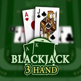 Blackjack 3H (Habanero) slot logo by Habanero at Maneki Casino