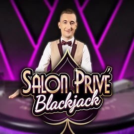 Blackjack Salon Privé slot logo by Ezugi at Maneki Casino