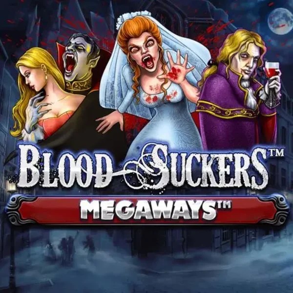 Blood Suckers Megaways slot logo by Red Tiger Gaming at Maneki Casino