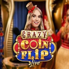 Crazy Coin Flip logo by Evolution at Maneki Casino