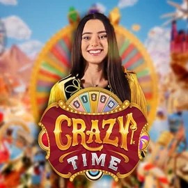 Enjoy Crazy Time by Evolution – logo hosted on maneki-casino.org
