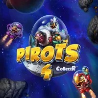 Official Slots logo: Pirots 4 by ELK Studios at Maneki Casino