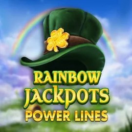 Official Jackpots logo: Rainbow Jackpots Power Lines by Red Tiger Gaming at Maneki Casino