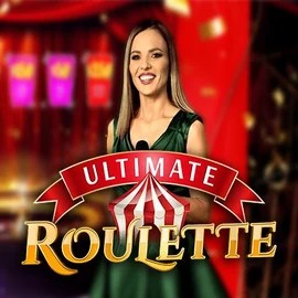 Ultimate Roulette slot logo by Ezugi at Maneki Casino